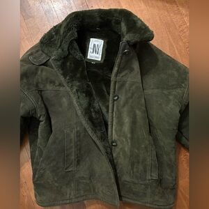 Jones New York dark green Bomber Jacket